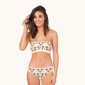 Lively- Bandeau Strapless print